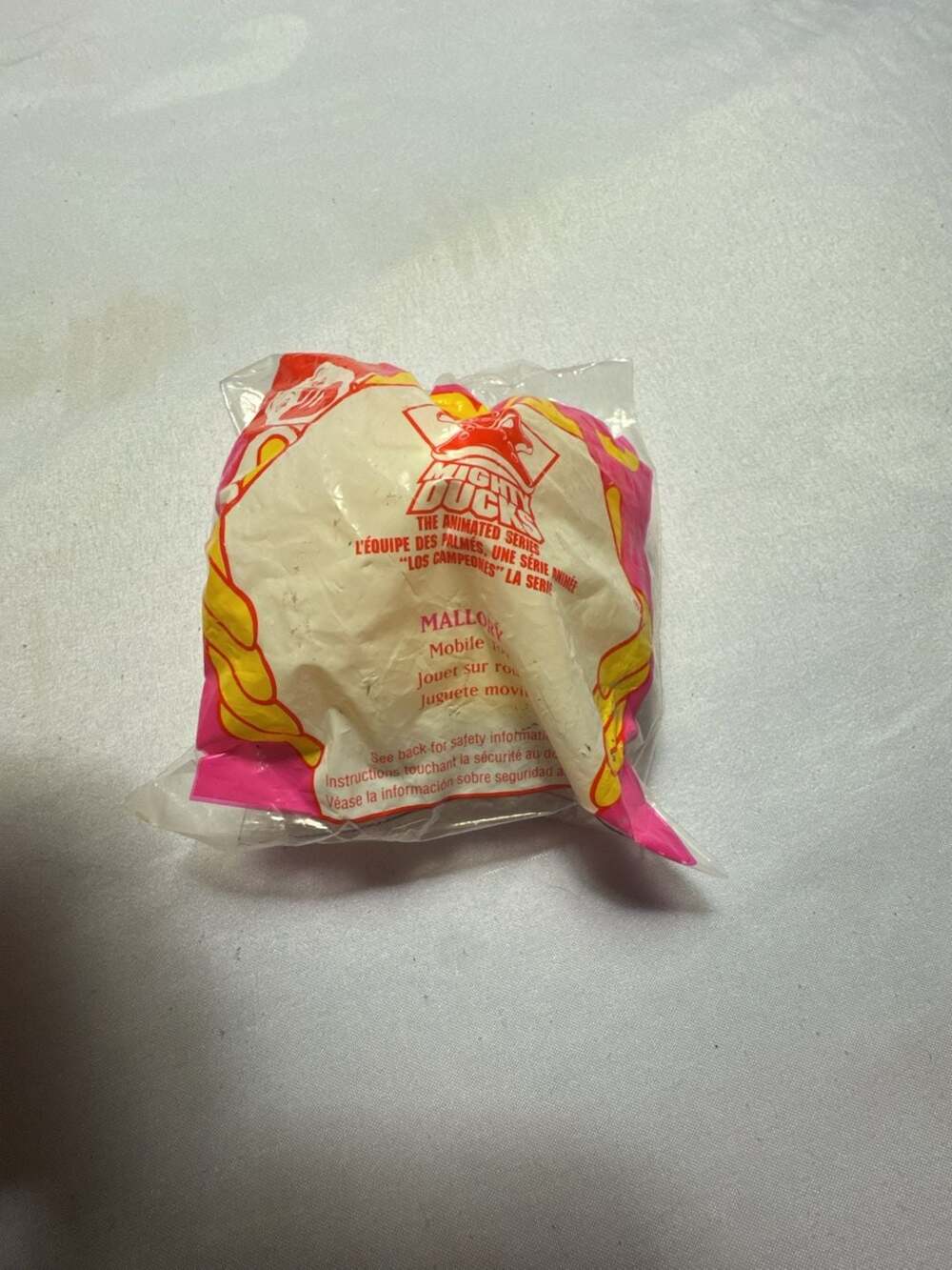 McDonald's Happy Meal Toy 1997 Mighty Ducks #3 Mallory